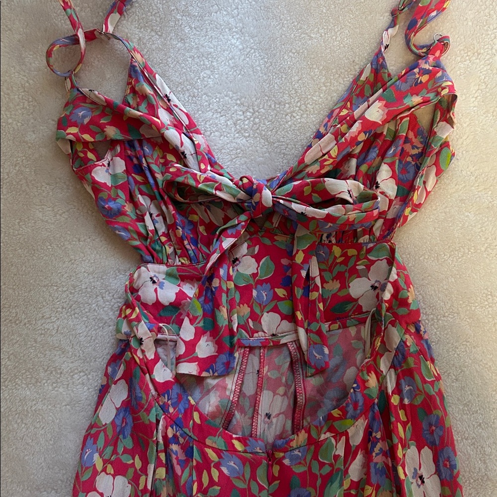 Yumi Kim Floral Pink Jumpsuit - Picture 4 of 6